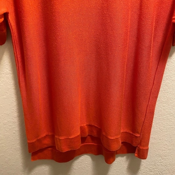 Eileen Fisher Short Sleeve Silk Blend Knit T-Shirt Size M - Picture 3 of 6